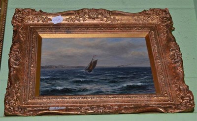 Lot 474 - Joseph Dixon-Clark (1849-1944) ";Pilot Boat off the Coast of Normandy"; from a sketch taken on...