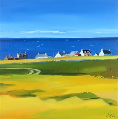 Lot 110 - Pam Carter (b.c.1960)  "Lewis Township " Signed, acrylic, 74cm by 74cm  See Illustration  *Artists'