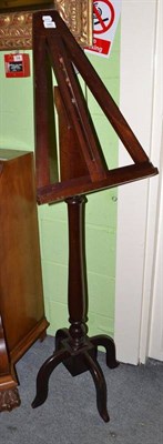 Lot 640 - Mahogany easel