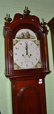 Lot 644 - A mahogany longcase clock, Hunt of Yarmouth