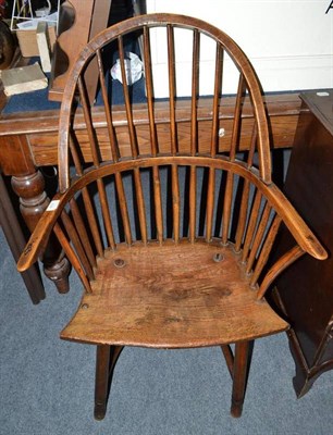 Lot 651 - An oak country Windsor chair