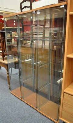 Lot 731 - Three modern display cabinets