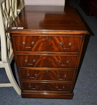 Lot 738 - A reproduction filing cabinet