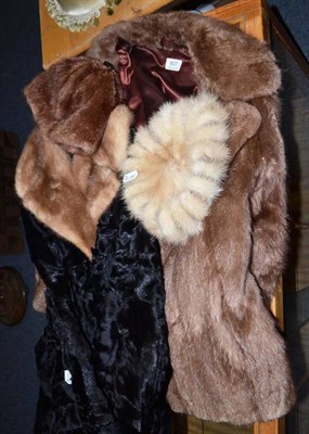 Lot 807 - Two fur hats and two fur jackets