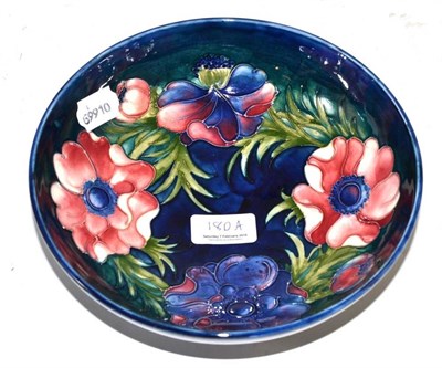 Lot 180A - A Walter Moorcroft Anemone bowl