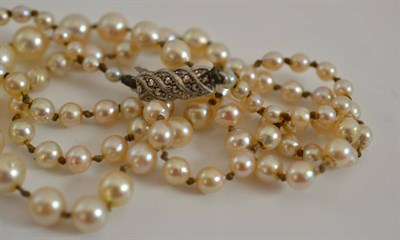 Lot 18 - A strand of seed pearls