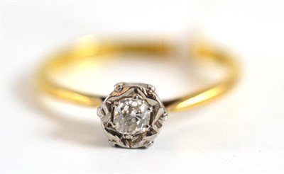 Lot 29 - A diamond solitaire ring, estimated diamond weight 0.20 carat approximately
