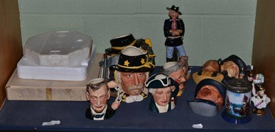 Lot 50 - Royal Doulton character jugs, collector's plates, figures, etc