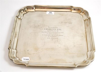 Lot 66 - A silver salver, Barker Brothers Silver Ltd, Birmingham 1932