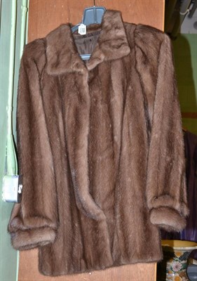 Lot 229 - Mink three quarter length coat