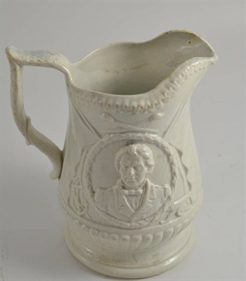 Lot 257 - A Staffordshire Commemorative jug ";Charles James Napier"; (1782-1853), mid 19th century