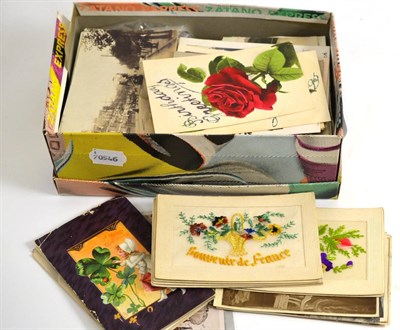 Lot 324 - Quantity of assorted postcards and sweetheart cards, etc