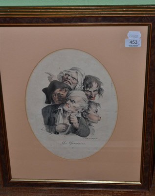 Lot 453 - Four prints after Louis Leopold Boilly