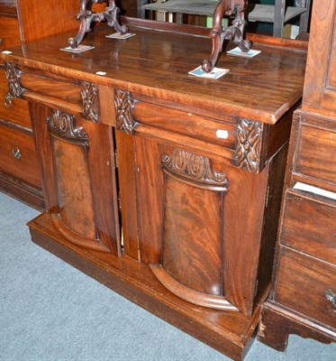 Lot 532 - A Victorian mahogany sideboard