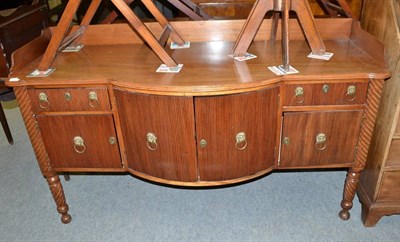 Lot 557 - A George IV mahogany sideboard