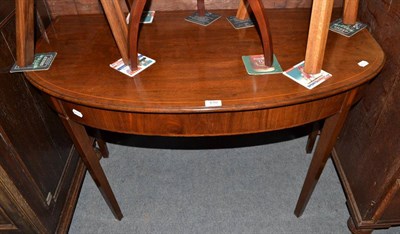 Lot 610 - Demi-lune table