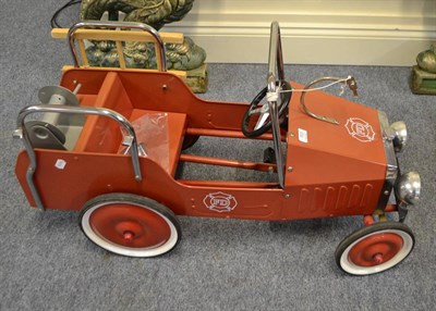 Lot 703 - A child's pedal fire engine