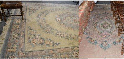 Lot 710 - Two Chinese carpets