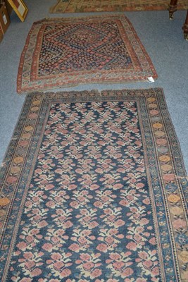 Lot 715 - A Karabagh rug, South Caucasus, the field of 'gul farang' design enclosed by borders of...