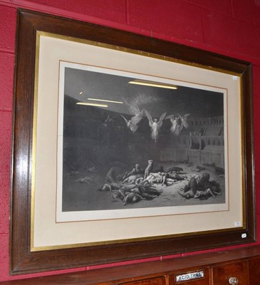 Lot 743 - A Dore steel engraving in oak frame