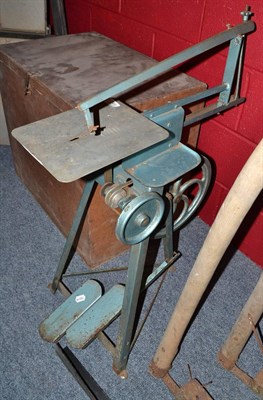 Lot 749 - A Hobbies treadle operated fret saw