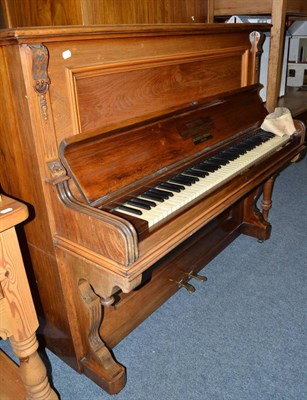 Lot 752 - A German rosewood cased overstrung piano