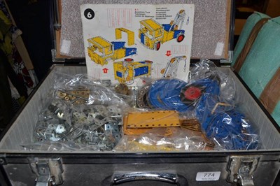 Lot 774 - A collection of Meccano in a suitcase