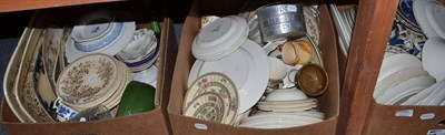 Lot 795 - Four boxes of Victorian and later tea and dinner wares