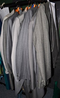 Lot 799 - Assorted gent's morning suits, grey suits etc