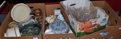 Lot 812 - A quantity of decorative ceramics, dinner wares, glassware, china, etc (in twelve boxes)