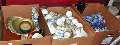 Lot 823 - A quantity of ceramics and tea wares including Hornsea, Spode etc (in nine boxes)