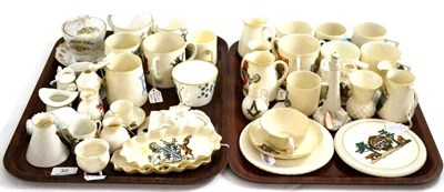 Lot 30 - * Two trays of ceramics including Goss crested china, Minton, etc