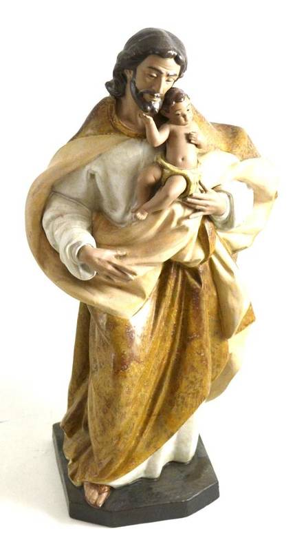 Lot 36 - * Lladro figure group of Jesus and Joseph, with box