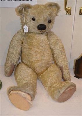 Lot 97 - An English teddy bear, probably Merrythought