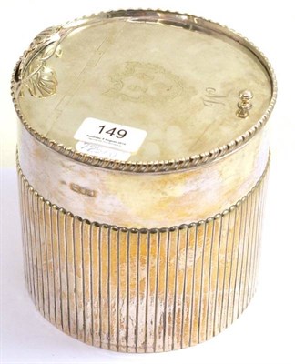 Lot 149 - A silver biscuit container, London 1902