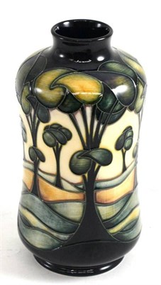 Lot 162 - A modern Moorcroft Tribute to Trees pattern 98/8 vase, designed by Sian Leeper, numbered...