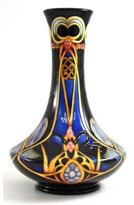 Lot 185 - A modern Moorcroft Adornment pattern 62/11 vase, designed by Paul Hilditch, numbered 13/150,...