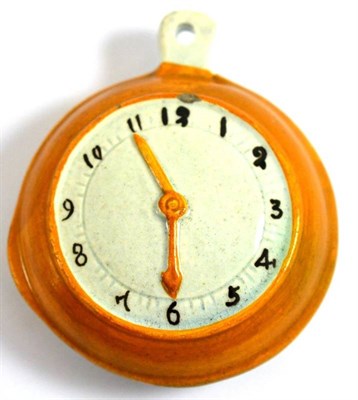 Lot 219 - A Prattware pocket watch