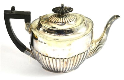 Lot 259 - A Walker & Hall silver teapot