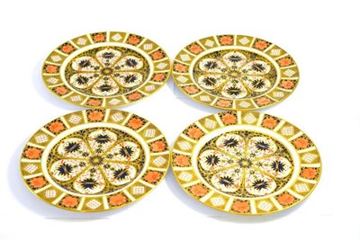 Lot 302 - * Four Royal Crown Derby Imari side plates