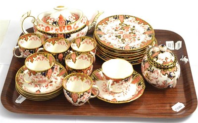 Lot 303 - * A Royal Crown Derby Imari part tea service