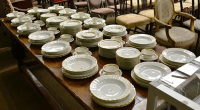 Lot 397 - Part dinner set and part tea set, B & Co Limoges