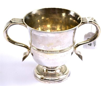 Lot 419 - George II silver loving cup