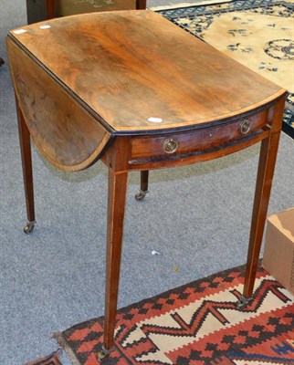 Lot 1067 - George III mahogany Pembroke table