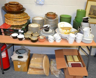 Lot 1078 - # An extensive collection of modern table wares, including Queen's Imperial Garden, Habitat Pea...