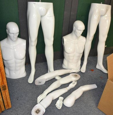 Lot 1090 - Two modern male mannequins