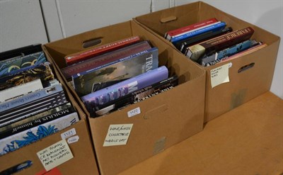 Lot 1122 - * Two boxes of reference books including furniture, silver, glass, collectables, etc