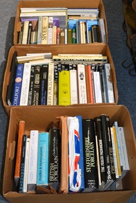 Lot 1123 - * Three boxes of books all relating to ceramics