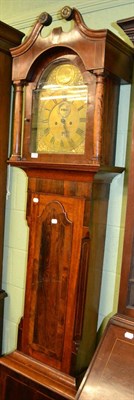 Lot 1195 - A mahogany and rosewood cased eight day longcase clock, the brass dial signed Thos Cliff, Hull, the