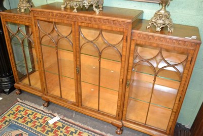 Lot 1205 - A 1920s/30s mahogany china display cabinet